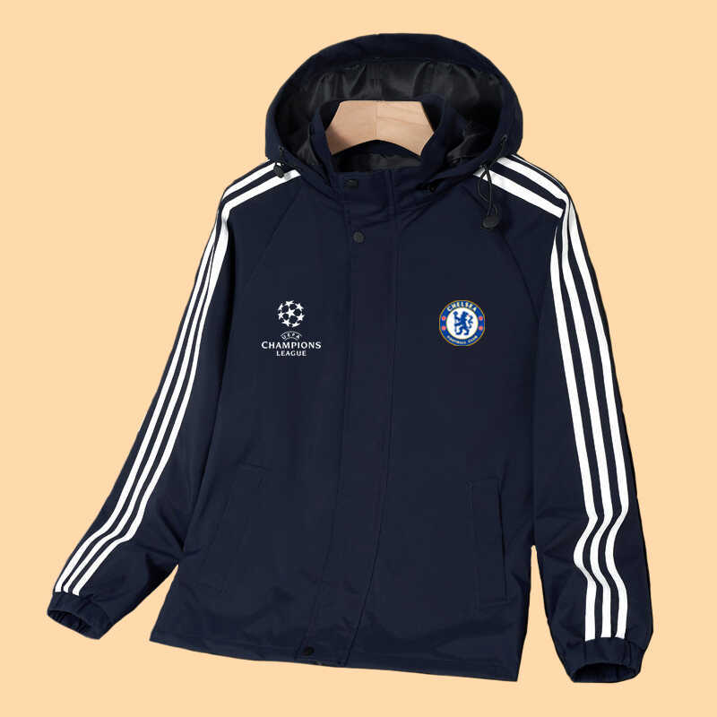 Spring and Autumn Football Chelsea Jacket Outerwear Champions League Enzo Havertz Felix Fan Casual Jacket for Men