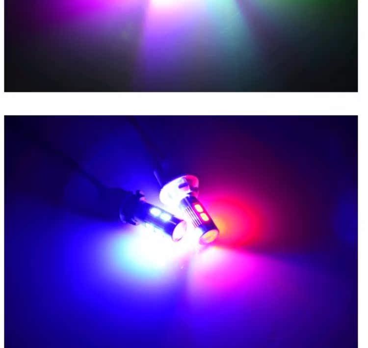Xe tay ga trang trí lại phụ kiện WISP Dụng cụ Ánh sáng Sương mù Ánh sáng Biến bóng đèn Quay ánh sáng LED Chèn bong bóng khóa đĩa xe máy