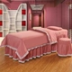Cao cấp làm đẹp giường bao gồm bốn bộ bông làm đẹp bông chuyên dụng cơ thể massage giường đặt vật lý trị liệu giường trải giường màu châu Âu rắn mẫu ga phủ giường spa