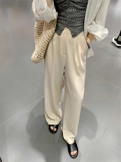 Cowhide version ~ Minimalist and comfortable retro flip flops for women in summer new versatile beach flat sandals