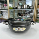 Корейская пароварка, импортная, koart, специальная авиационная, легкая, многослойная, прочная клетка для пароварки, 26 см, булочки на пару, приготовленные на пару