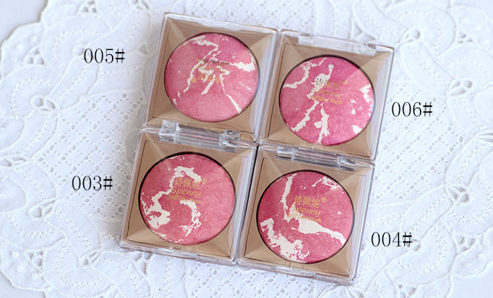 Phấn má Penny Blush Chính hãng Phấn trang điểm màu nude Petal Rouge Natural Lasting Orange Pearlescent Makeup Powder má hồng canmake