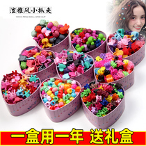 Net red small clip female headdress children hairclip Hyuna flower grab clip small exquisite baby color hair accessories