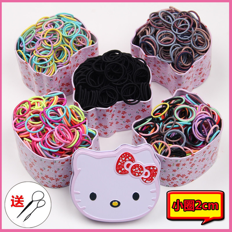 Children's hair ring female princess small rubber band Korean girl ponytail hair ring high elasticity does not hurt the hair and is durable