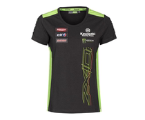 Kawasaki Motorcycle Supplies KAWASAKI 2023 WSBK Womens T-shirt Short Sleeve Round Neck