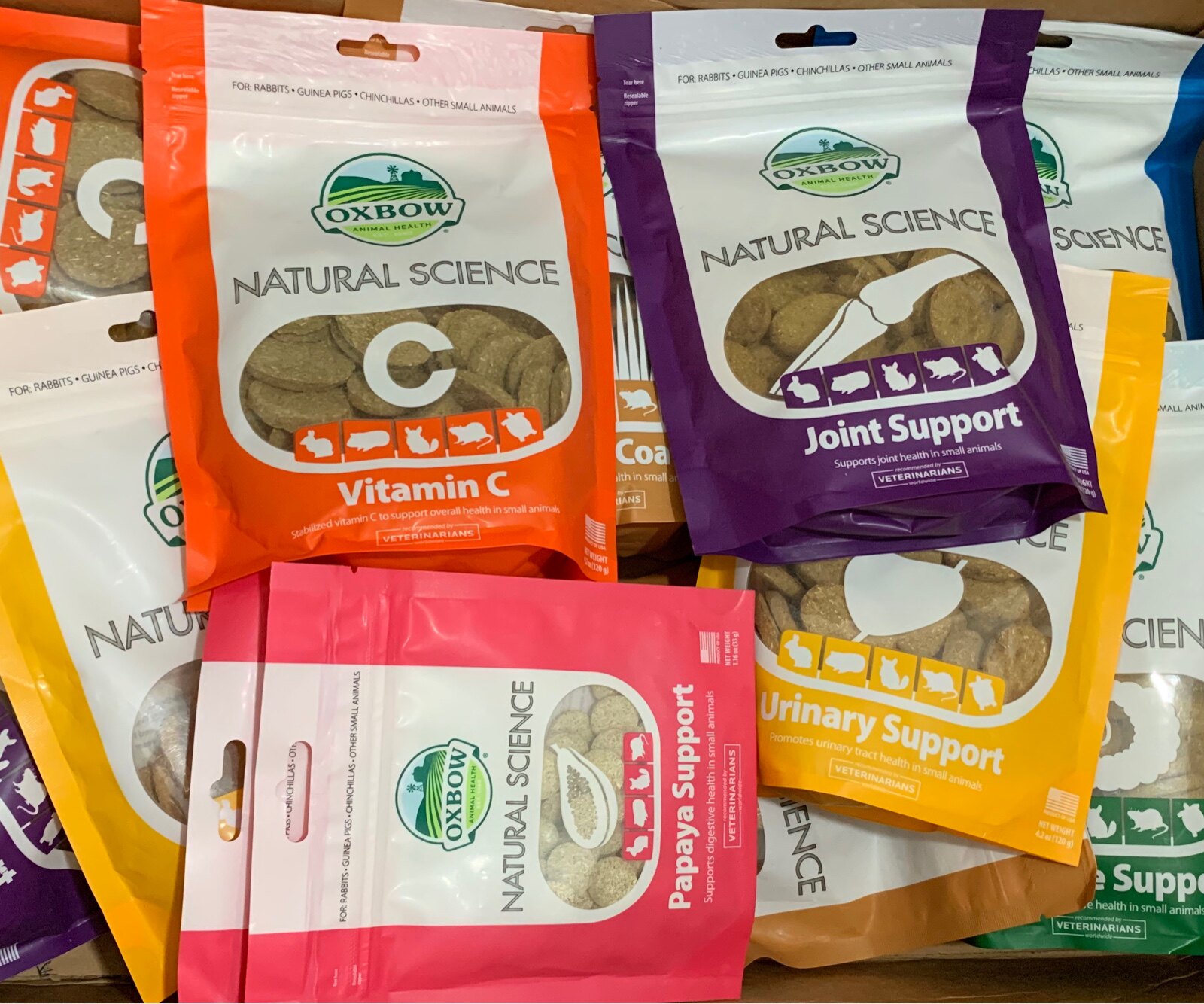 (Spot) American Oxbow love treasure grass cake papaya pill gastrointestinal immunity bone multi-dimensional vc