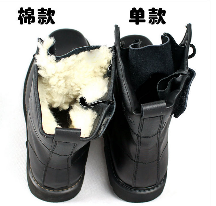 Bottes militaires en cuir - porter - Ref 1402061 Image 4
