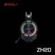 ZIDLI's new magnetic power ZH20 game chicken LOL alliance headset USB light-emitting 7.1 channel headset