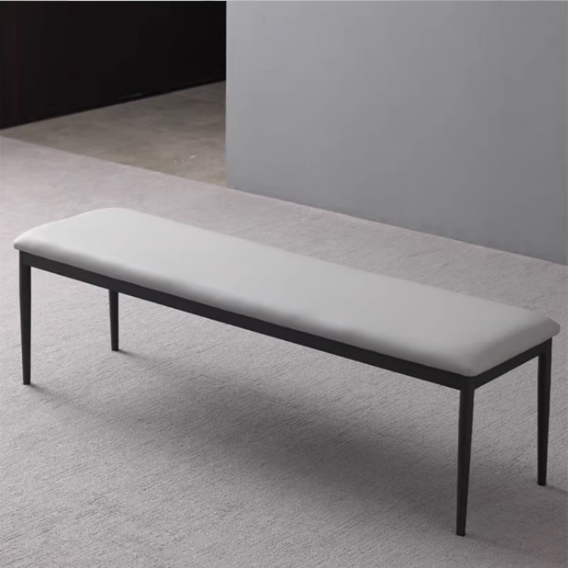 Nordic Light Luxury Minimalist Bench for Home Use, Leather Dining Table Bench, Dining Chair, Entryway Shoe-Changing Bench, Long Bench, Bed End Bench