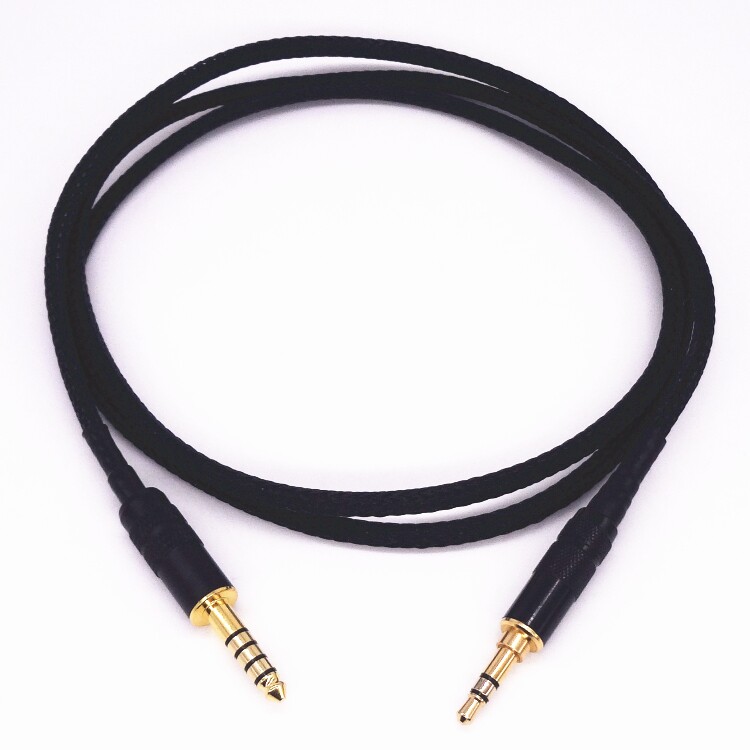 4 4 Male Balance Transfer 3 5mm Gong Vehicle 4 4 AUX to connect headphone upgrade line for recording line audio car