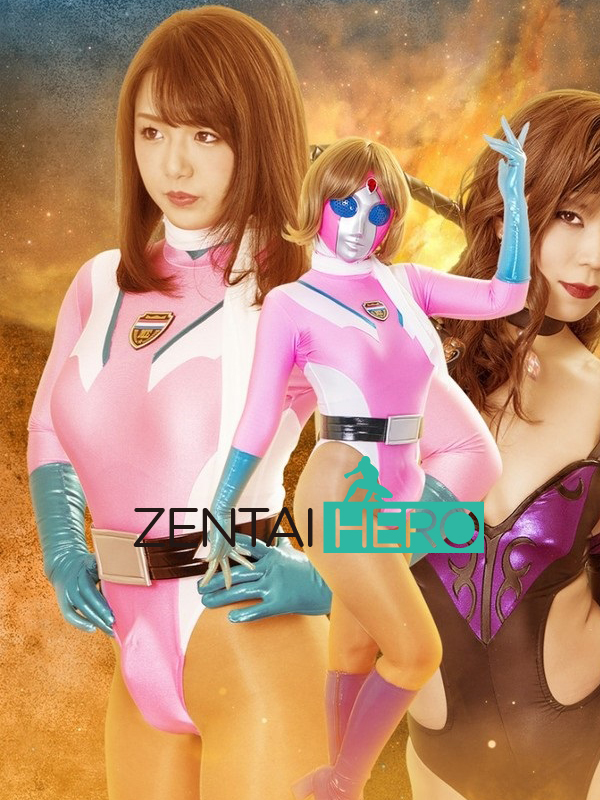 Superwoman hero series cosplay costume female pink Lycra elastic tights play costume without headgear