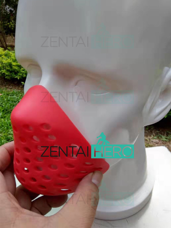 Cartoon Spider Shaping Mask Faceshell Red Silicone Head Hood Mask Aids Suction