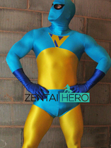 Special Regent hero plays EOE hero conjoined tight clothing Blue Yellow Leica splicing Halloween to play dress