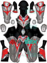 New printing and dyeing Oub bump Mann hero one-piece tights two-dimensional animation Orb Cosplay face