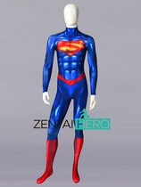 New 3D printing and dyeing pattern Superman hero tights DC Superman Cosplay Costume