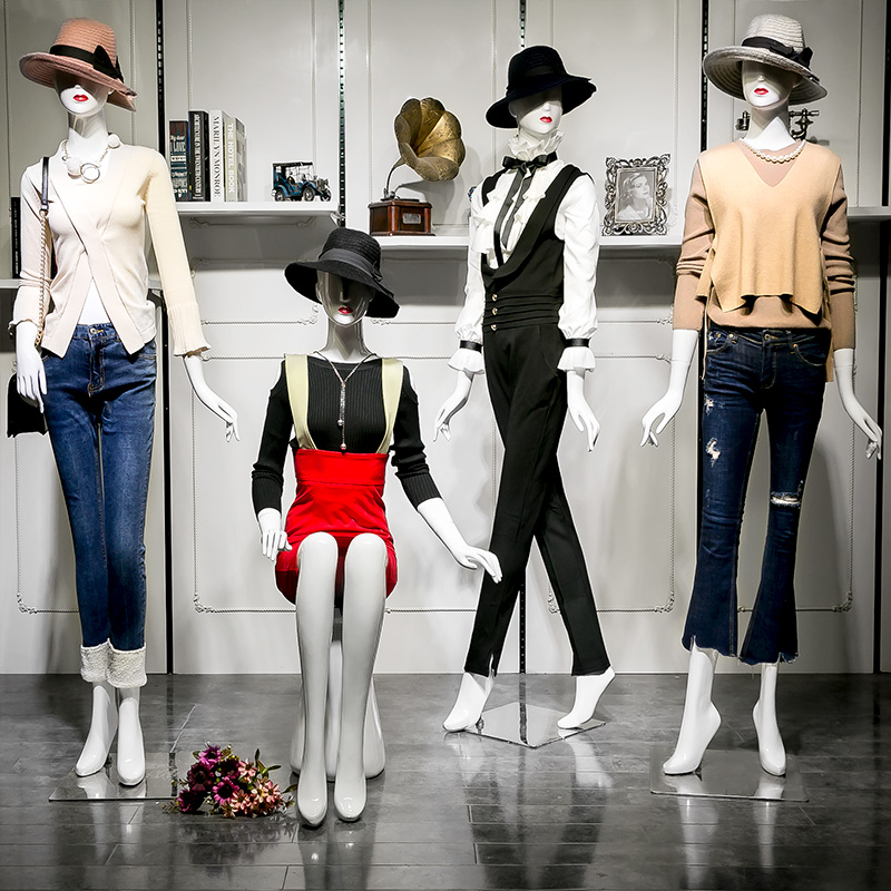Clothing store model props female full body underwear window display Wedding dummy model Women's body fake model rack