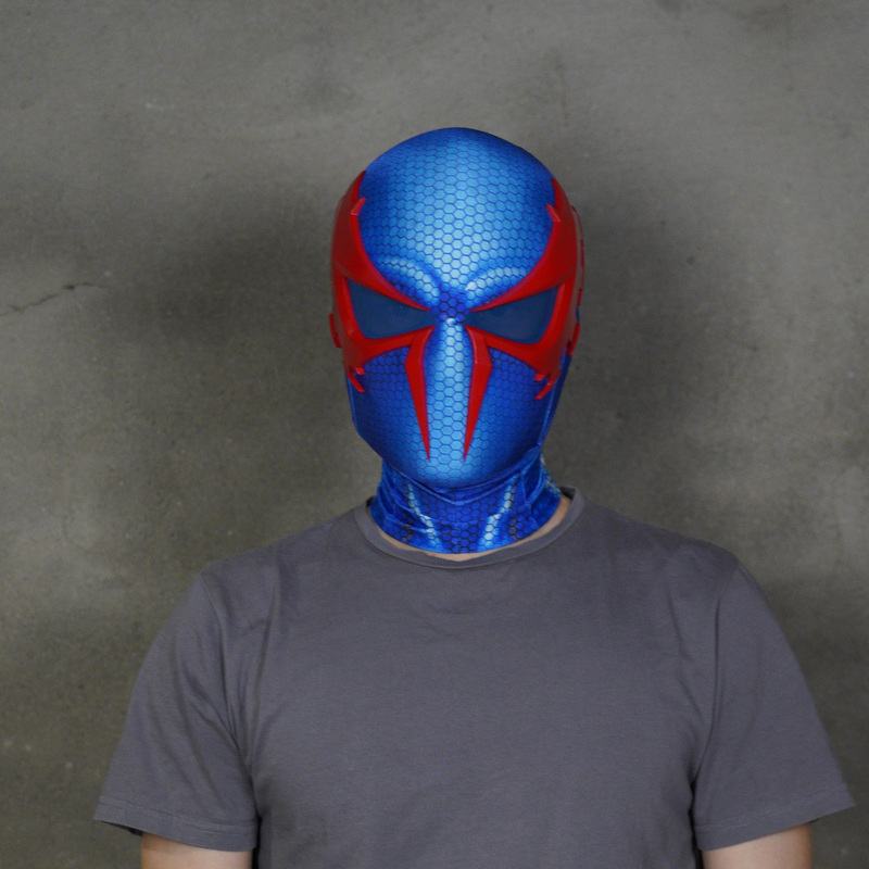 2099 Spider-Man Cosplay Mask Game Replica Handmade
