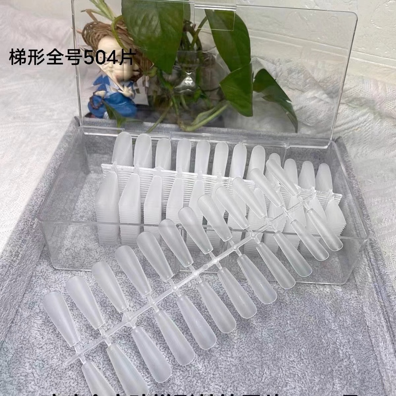 Ximei Nail Art Glass Box 504 Pieces Long Pointed Long Stiletto European and American Full Cover Half Cover Ultra-Thin Matte Nail Stickers Flagship Store Ximei Nail Art Glass Box 504 Pieces Long Pointed Long Stiletto European and American Full Cover Half Cover Ultra-Thin Matte Nail Stickers Flagship Store