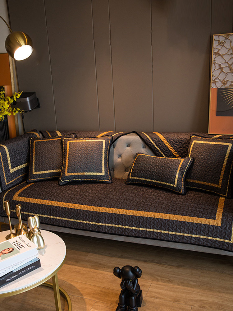 Nordic Sofa Mats 2021 New Light Lavish Four Seasons Universal Modern Minimalist Anti-Dirty Sofa Cover Customised