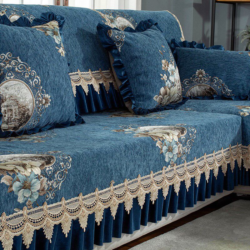 Sofa mat Four Seasons universal minimalist modern non-slip European-style thickened Synoir Guido courtesane cover full cover cloth