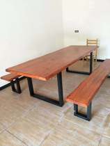 Solid wood bench office chair meeting bench chair simple square stool Chinese bench meeting chair dining bench