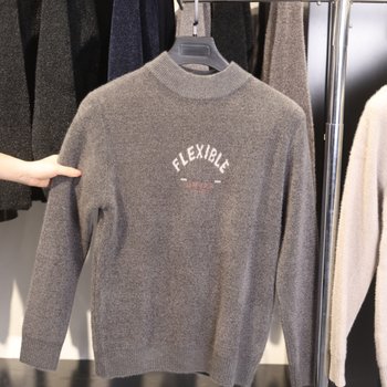 【H家】撤标撤柜！秋冬款简约舒适修身半高领套头男款针织衫上衣