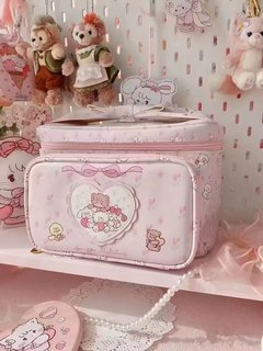 mikko联名大号2025新款化妆包收纳包大容量可爱小动物方形手提包