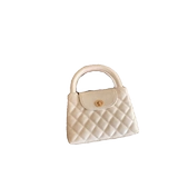 Цепь, небольшая сумка, портативная сумка через плечо, в корейском стиле, в стиле Шанель