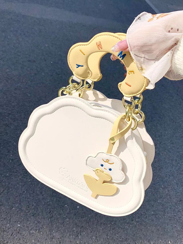 Bags for Women 2025 New Cute Cream Cloud Bag Summer Versatile Handbag Niche Design Single Shoulder Crossbody Bag Bags for Women 2025 New Cute Cream Cloud Bag Summer Versatile Handbag Niche Design Single Shoulder Crossbody Bag