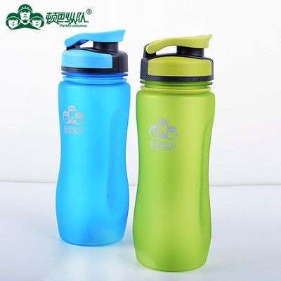 Ton Barstringers Water Glasses Outdoor Portable Fitness Sports Kettle Large Capacity 600ml Space Cup Frosted Texture