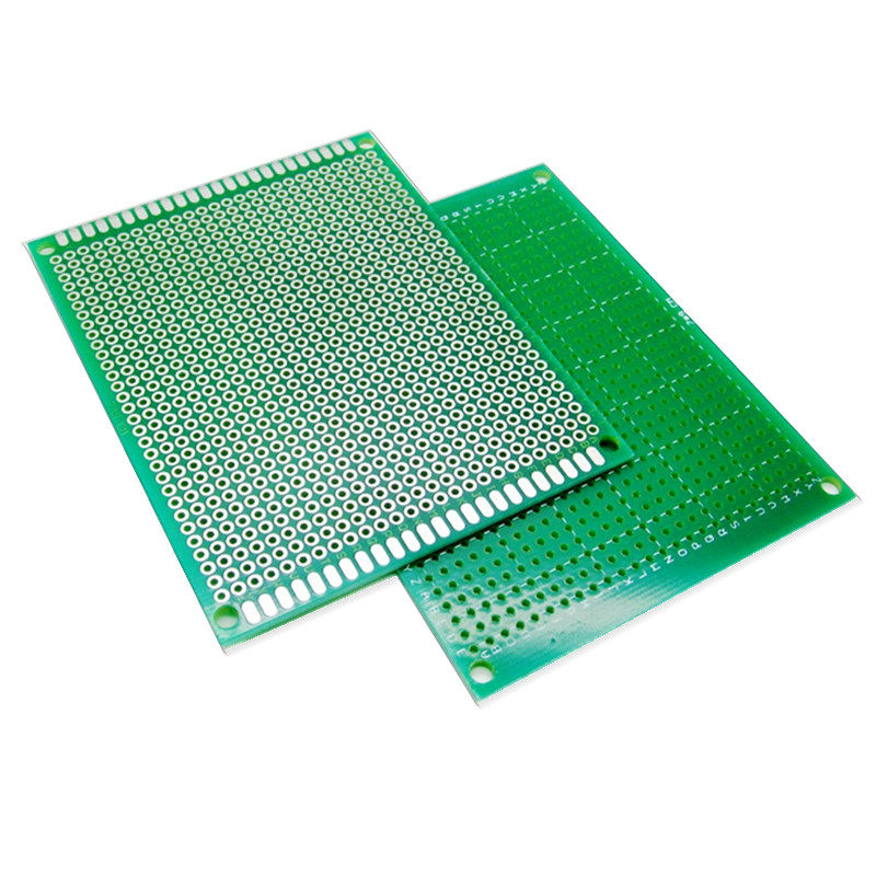 (5) Million board 7*9cm circuit board Cave cave board Experimental board PCB Single-sided tin plating 2 54 pitch