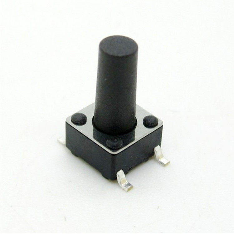(50) Patch tap switch 6x6x12mm height 4 feet 6*6*12 series micro switch button