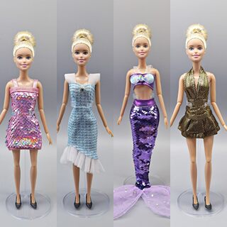 30 cm doll clothes fashion mermaid dress set children girls toys dress up