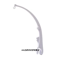 Белая пластиковая складная трубка