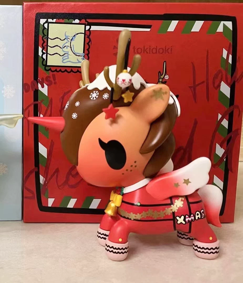 Блайнд-бокс фигурка (Tokidoki) Holiday Unicorno, 5-дюймовая коллекционная фигурка, праздничные варианты