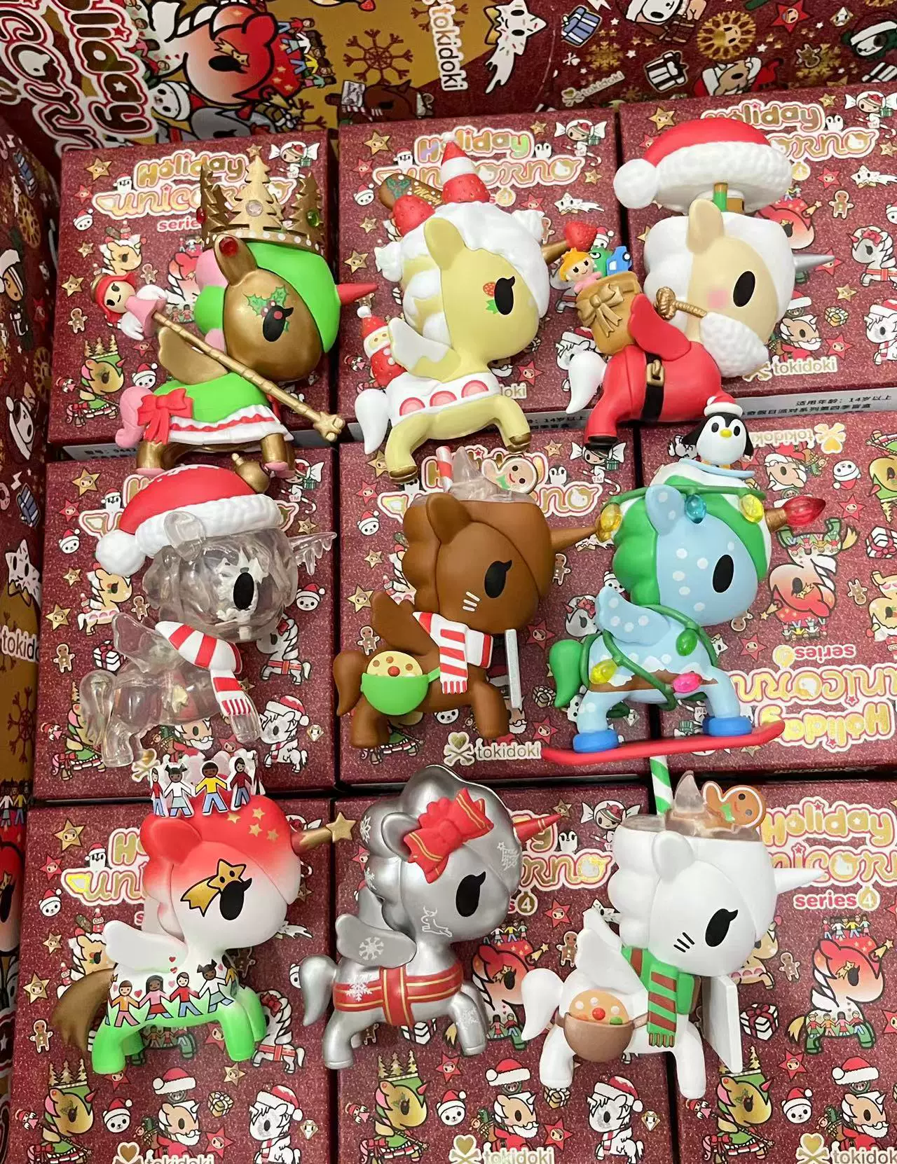 Блайнд-бокс фигурка (Tokidoki) Holiday Unicorno, 5-дюймовая коллекционная фигурка, праздничные варианты