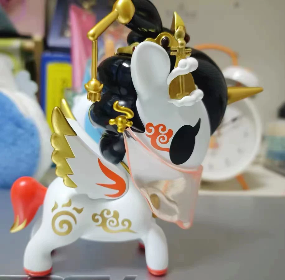 Tokidoki единорог зверь слепой ящик белый чистый морской кролик лебедь снеговик садовник радуга