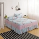 Bộ đồ giường bằng vải cotton đơn chiếc giường đặt bộ đồ trải giường bằng vải bông - Váy Petti