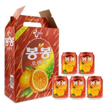 Haitai Orange Juice 238ml*12 listening packs containing fruit grains Imported from Korea