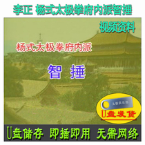 Li Zheng Yang Style Royal Palace Tai Chi Intelligent Beating U Disk Video Yang Style Tai Chi Series Explanation and Teaching