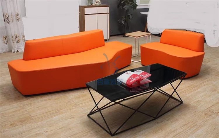 Alien Creative Personal Ba người Nghệ thuật Giải trí Sofa Bank Mall Mall Văn phòng Lễ tân Khu vực Nội thất cong - Nội thất khách sạn