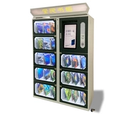 Умный книжный шкаф беспилотный обмен Micro Library может сканировать код, чтобы почистить картман