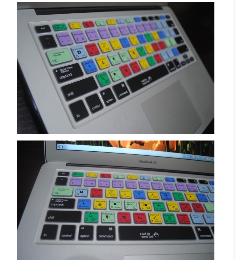苹果笔记本贴 AI PS 英文功能快捷键 Retina ai