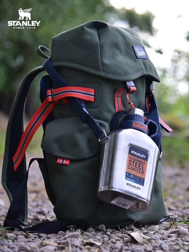 STANLEY Ретро чайник, портативные вместительные и большые подтяжки из нержавеющей стали, нержавеющая сталь AISI 304