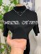 Anchor red half turtleneck five-quarter sleeve inner T-shirt for women 2025 new autumn fashion versatile slimming solid color top