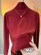 Double-sided Australian velvet warm turtleneck inner wear 2026 autumn and winter new fashion and western style slimming slimming bottoming shirt large size