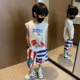 Ultraman Clothes Boys Summer Vest Set Handsome