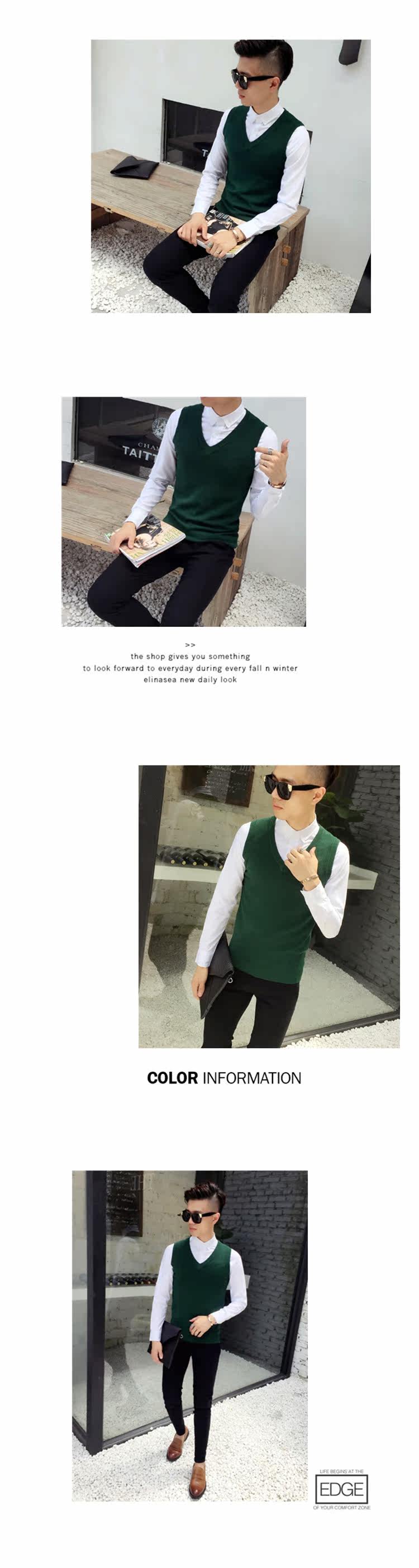 Débardeur homme Woolen gilet en coton - Ref 1598112 Image 20