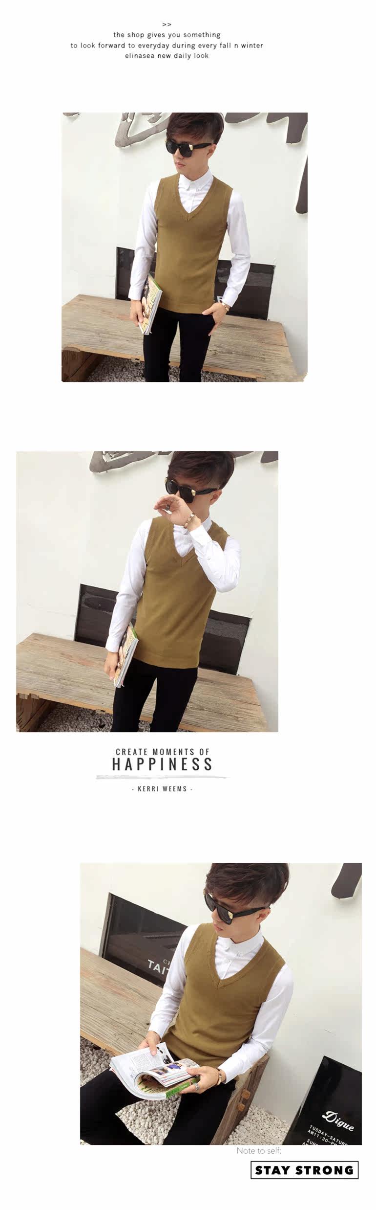 Débardeur homme Woolen gilet en coton - Ref 1598112 Image 24