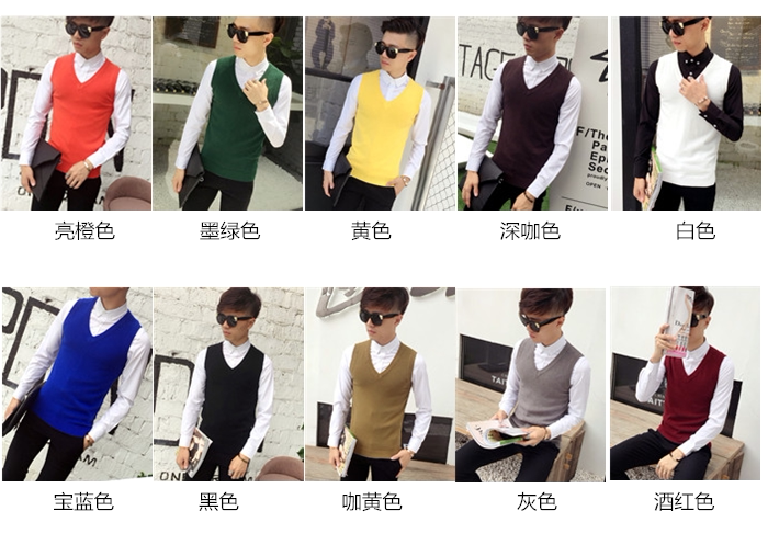 Débardeur homme Woolen gilet en coton - Ref 1598112 Image 7